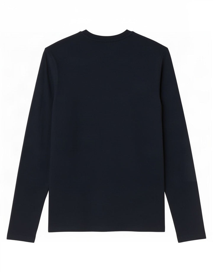 Marks & Spencer Haut coupe classique à manches longues pour homme en coton bleu marine