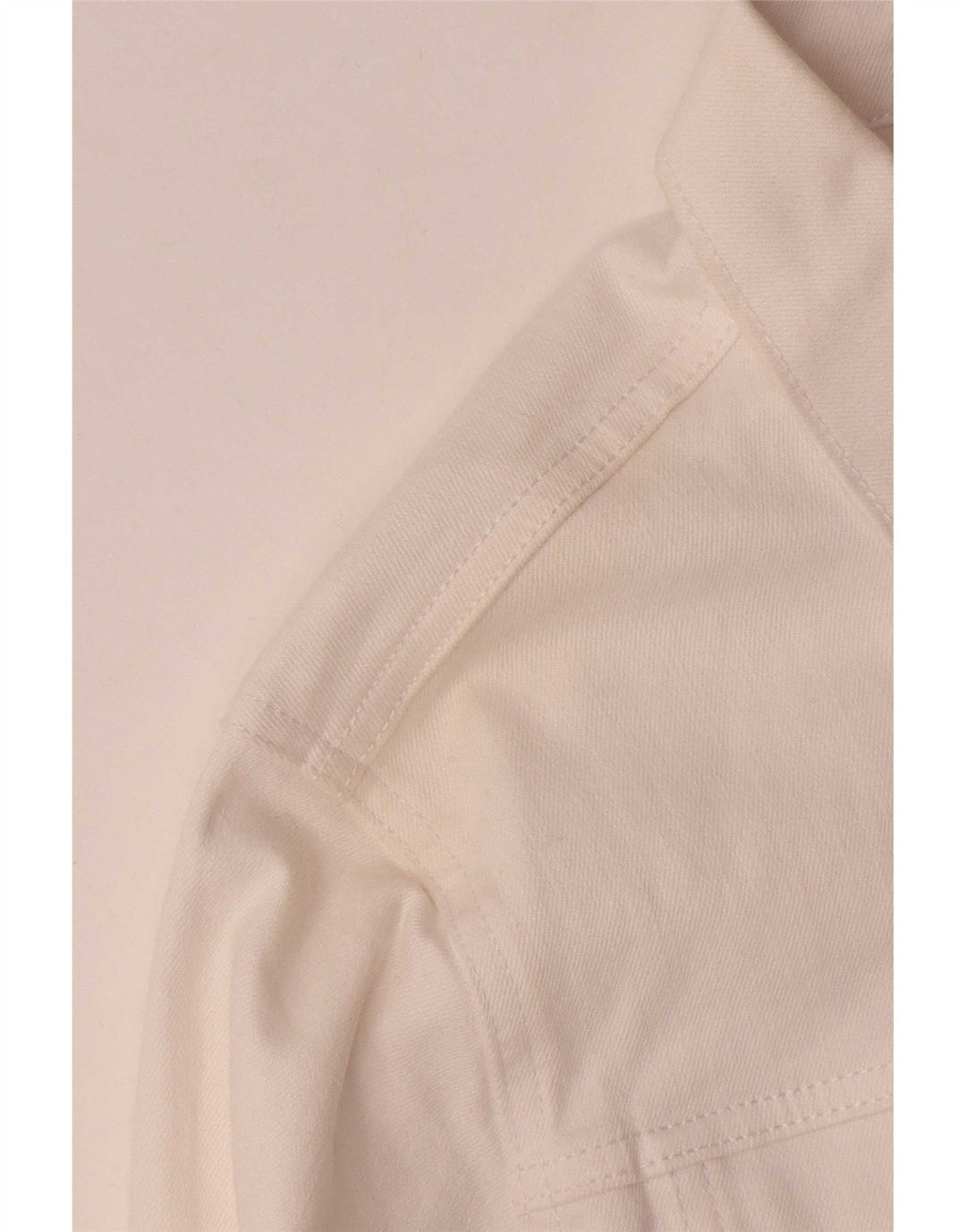 Gap Veste en jean pour femme UK 16 Large Blanc Coton