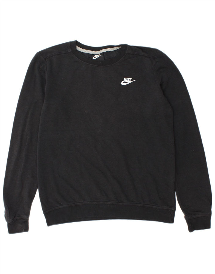 Nike Sweat-shirt pour homme en coton noir Taille S