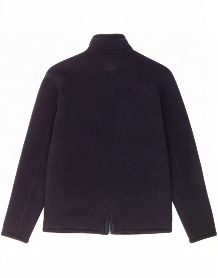 Marks & Spencer Veste de Survêtement Sherpa Homme Bleu Marine Moyen Polyester