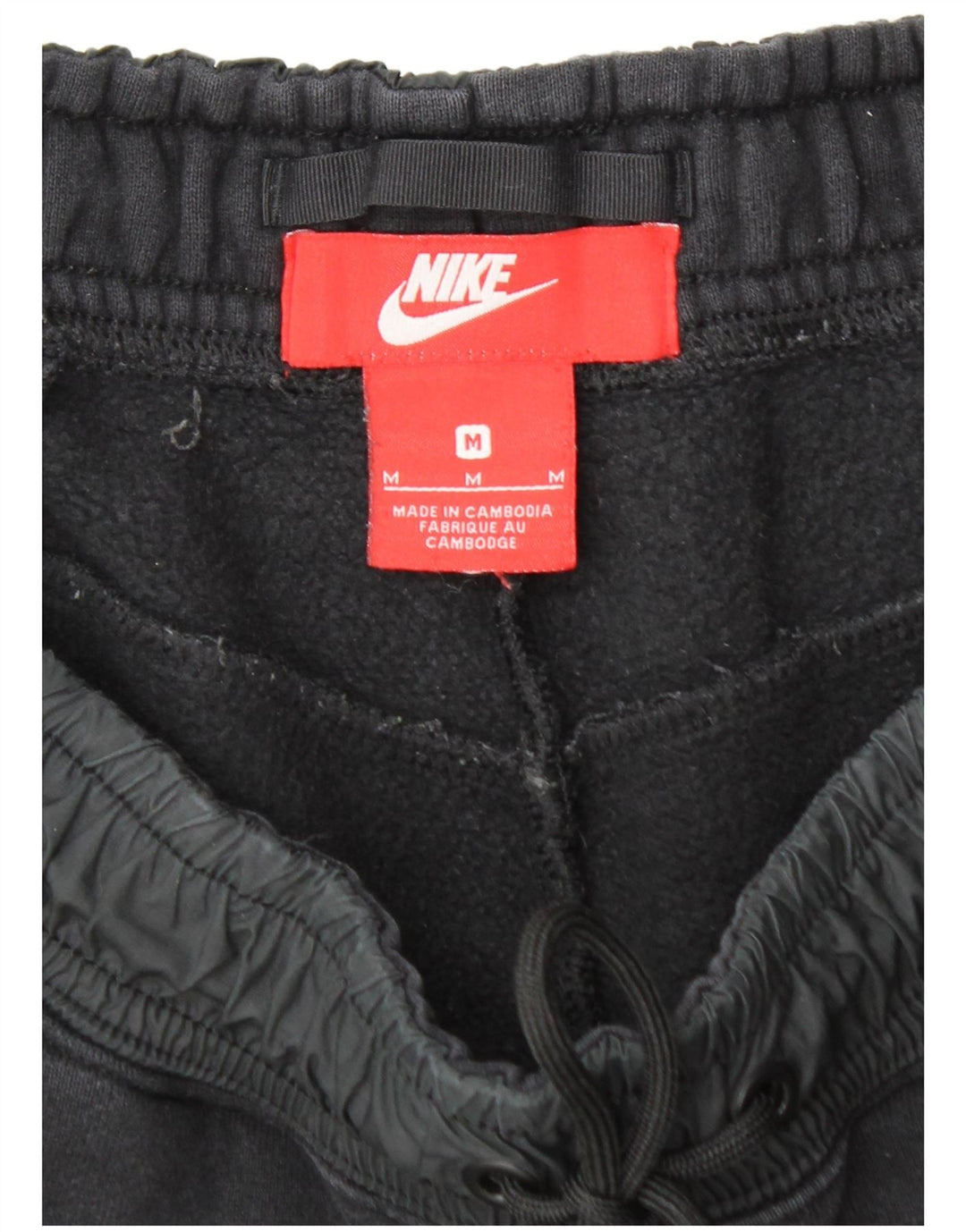 NIKE Pantalon de survêtement pour homme en coton noir moyen