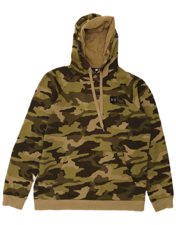 Under Armour Pull à Capuche Homme Kaki Moyen Camouflage