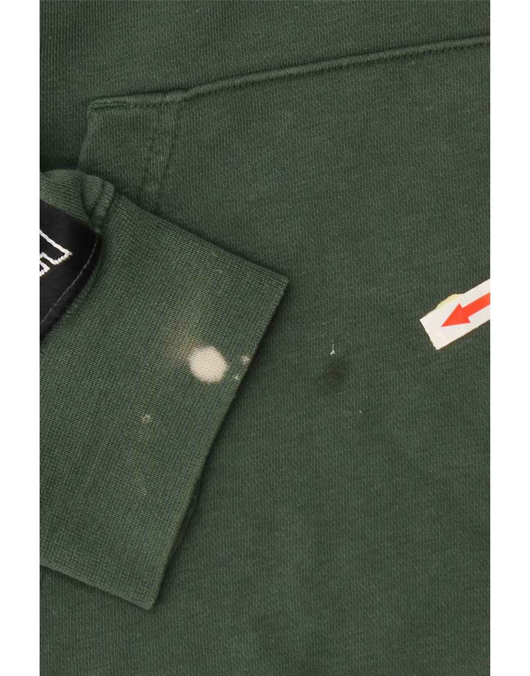 Nike Pull à capuche graphique en coton vert moyen pour homme