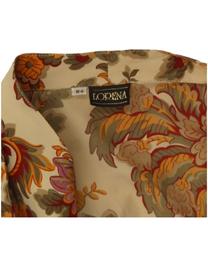 Lorena Chemisier Femme IT 54 2XL Beige Paisley