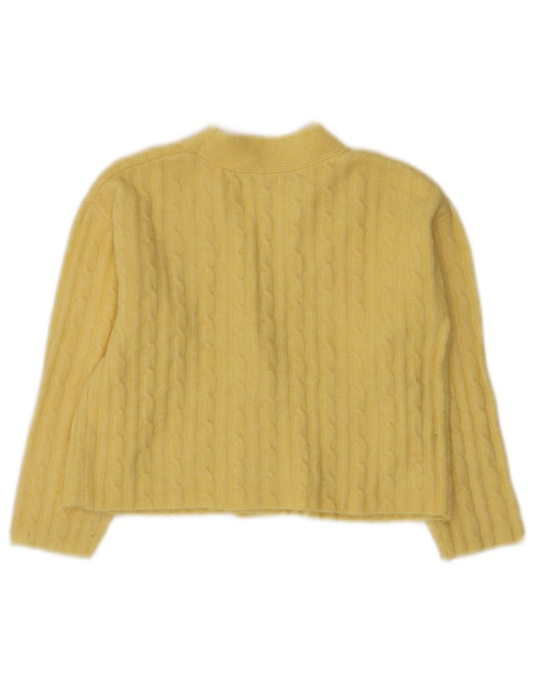 Zara Cardigan court pour fille 8-9 ans Jaune Polyester