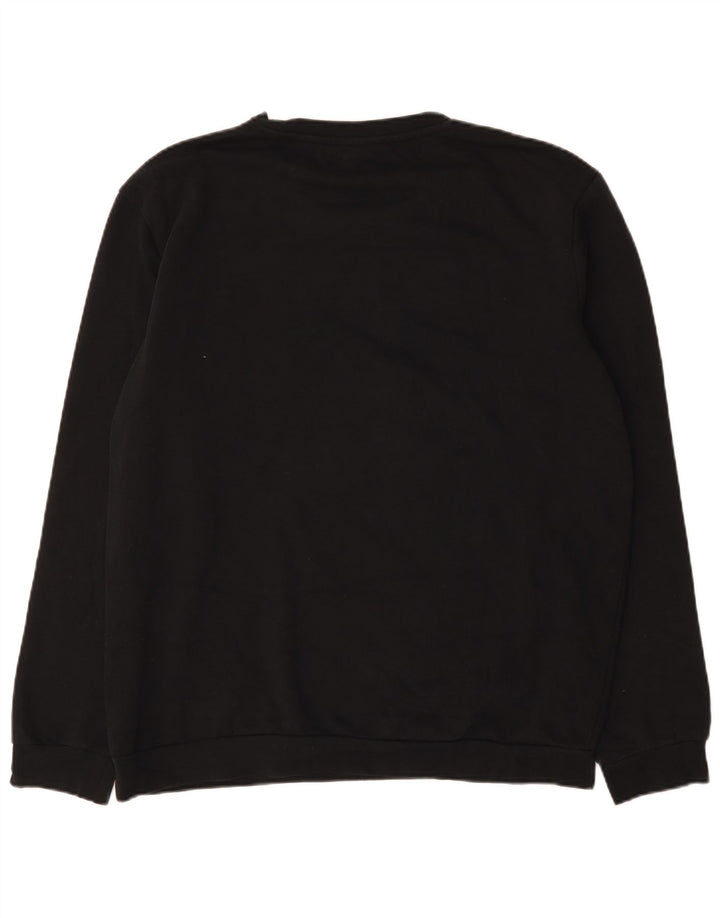 Kappa Sweat-shirt graphique pour homme 2XL en coton noir