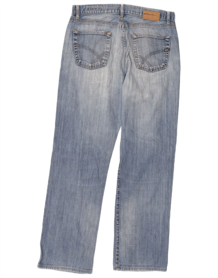 Gas Jean droit homme W32 L30 bleu coton