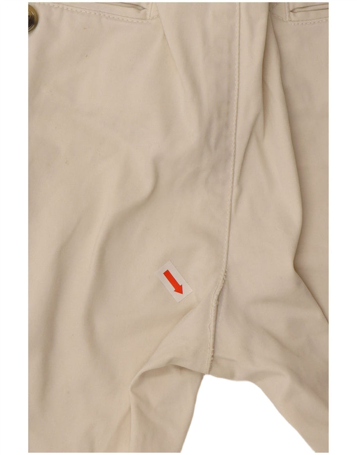 Massimo Dutti Pantalon Chino Femme EU 40 Medium W30 L29 Blanc Cassé