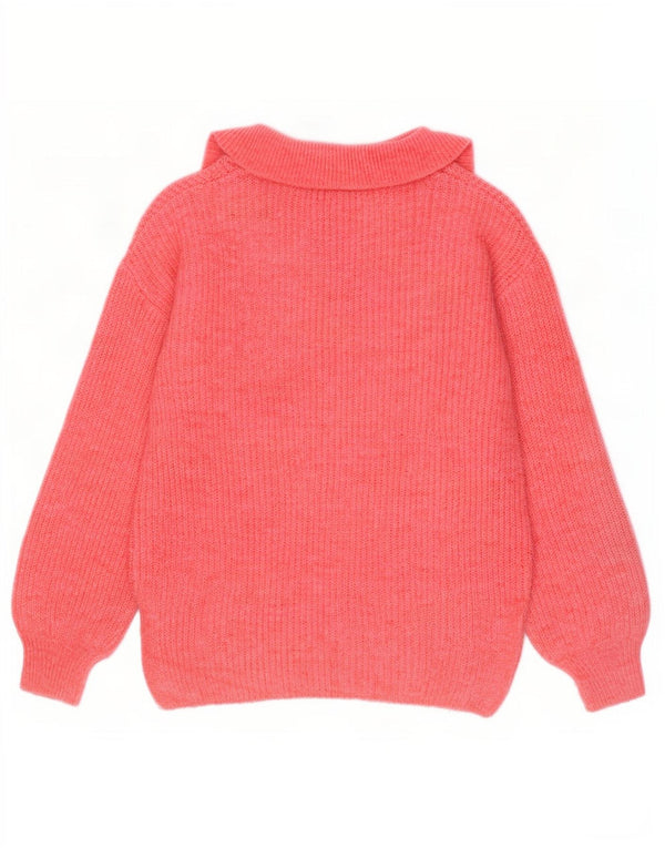 Marks & Spencer Pull à col polo pour femme UK 6 XS Rose