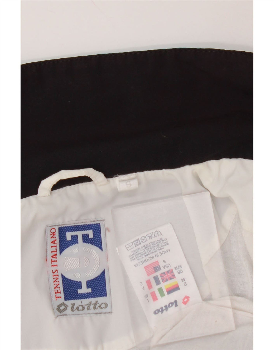 LOTTO Veste de survêtement pour homme UK 36/38 Petit Blanc Colorblock Polyester