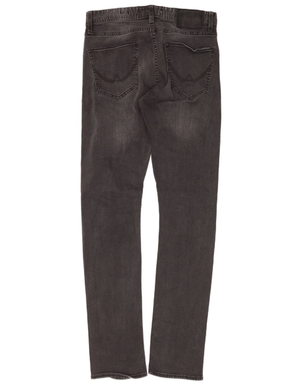 Superdry Jean Slim W29 L32 Gris Coton Homme