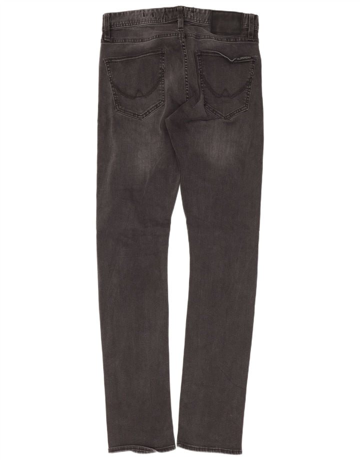 Superdry Jean Slim W29 L32 Gris Coton Homme