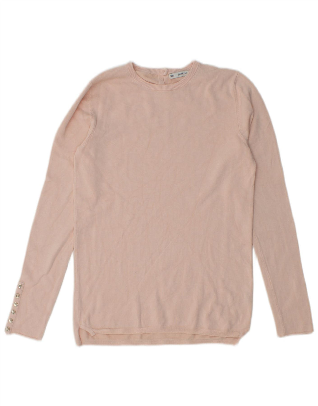 Zara Pull ras du cou pour femme UK 12 Rose moyen