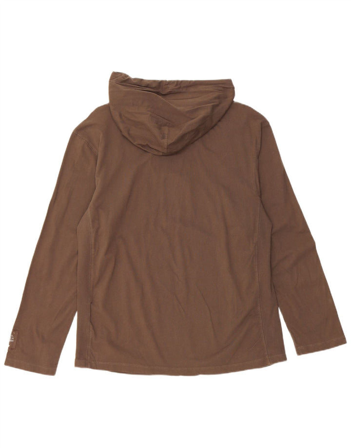 Champion Haut graphique à capuche à manches longues pour homme en coton marron moyen
