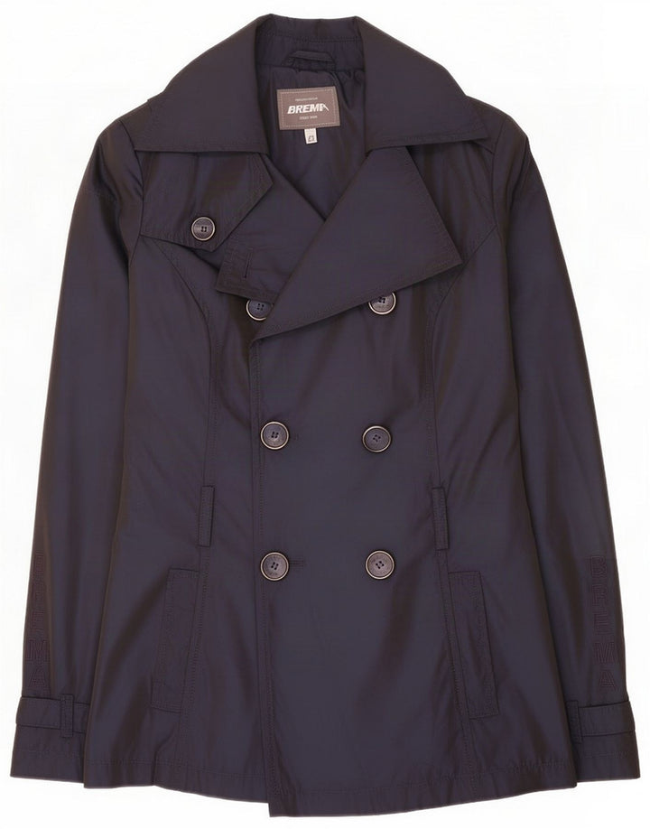 Trench Femme Brema IT 42 Polyuréthane Bleu Marine Moyen