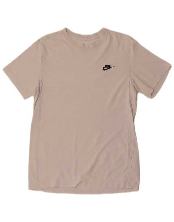 Nike Mens T-Shirt Top Medium White Cotton