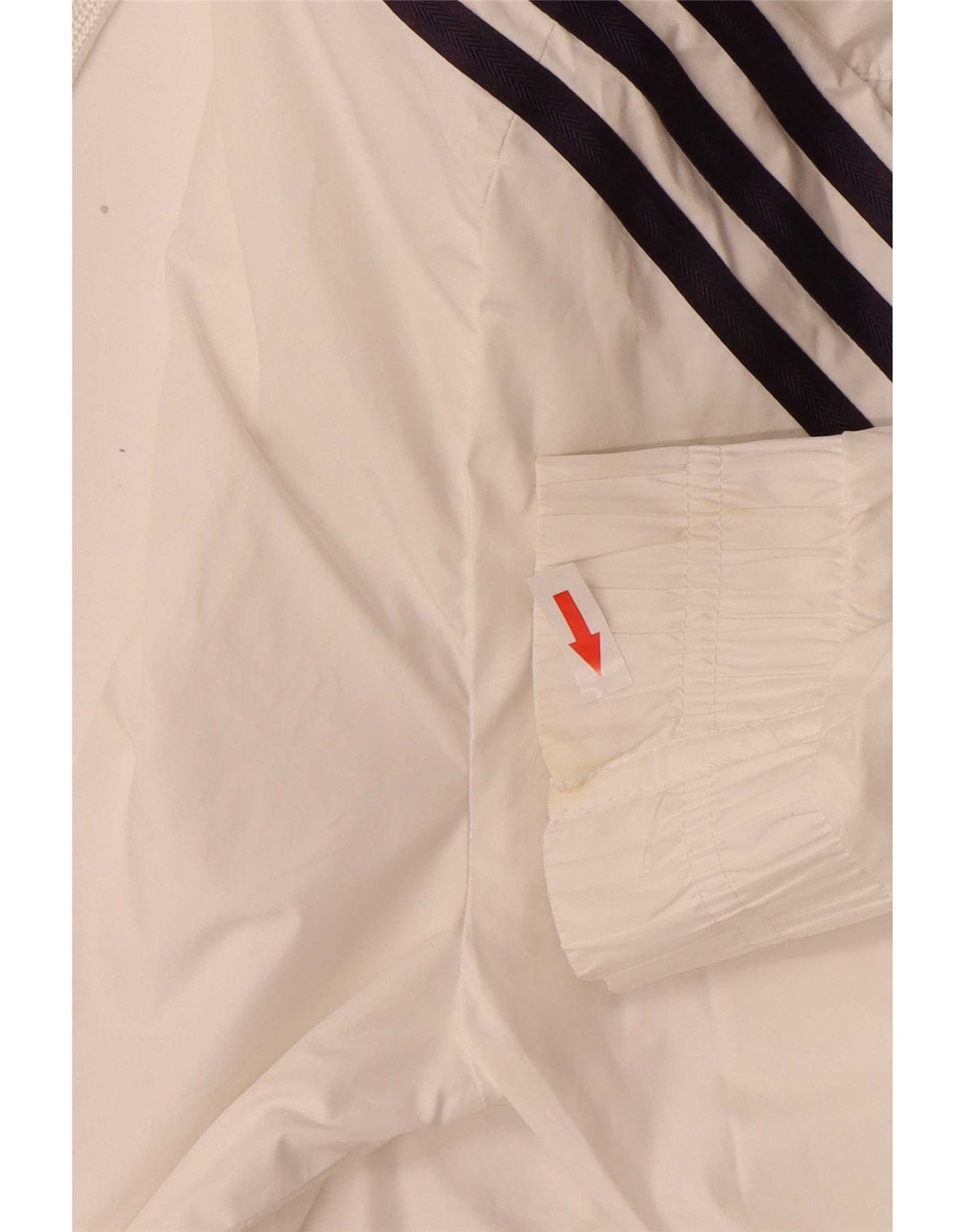 Adidas Veste de survêtement pour femme UK 10 Petit Blanc Polyester