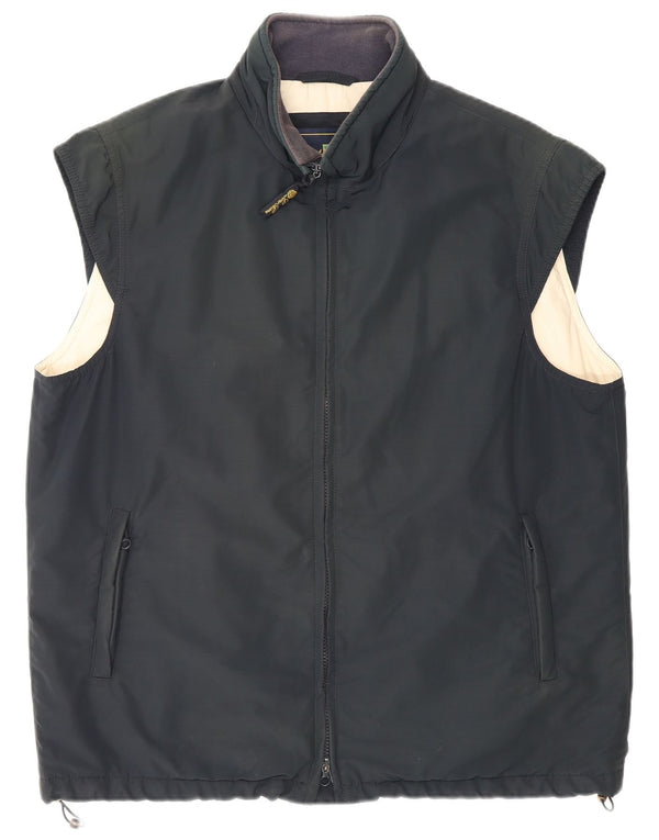 Loro Piana Gilet Homme UK 42 XL Laine Vierge Noire