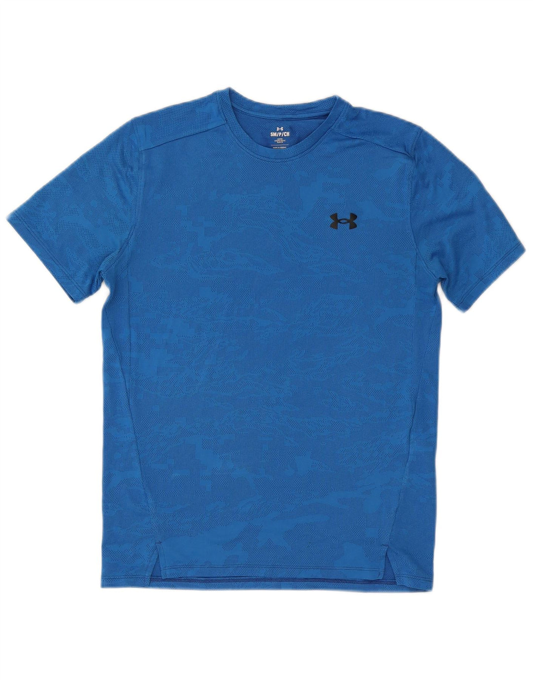 Under Armour T-Shirt Homme Petit Bleu Camouflage Polyester
