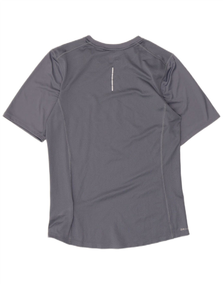 Nike Hommes Dri Fit Graphic T-Shirt Haut Petit Gris Polyester
