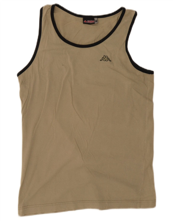Kappa Débardeur Homme Beige Moyen Coton