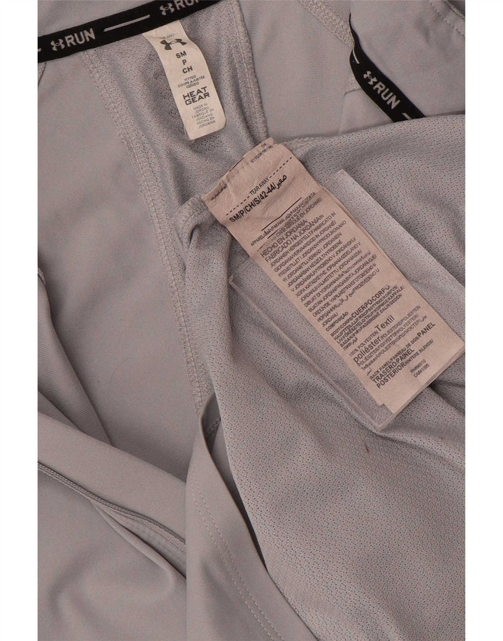 Under Armour Haut de survêtement Heat Gear pour femme UK 10 Small Gris