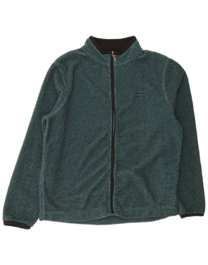 Weird Fish Veste polaire pour homme UK 40 Large Vert Polyester