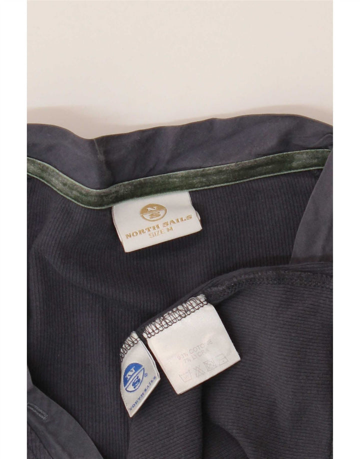 North Sails Haut à manches longues pour femme UK 12 Bleu marine moyen Coton