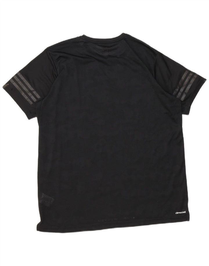 Adidas Hommes Climacool T-Shirt Top XL Noir Polyester