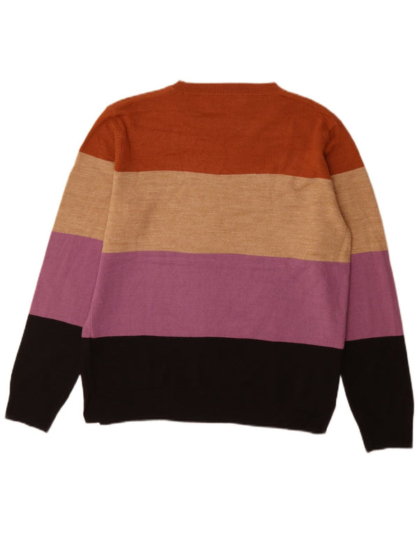 Marks & Spencer Pull ras du cou pour femme UK 12 Medium Multicolore