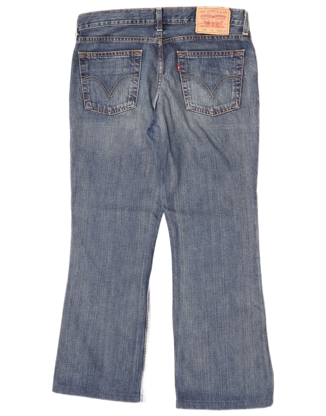 Levi's Jean évasé 529 Femme W32 L27 Bleu Coton