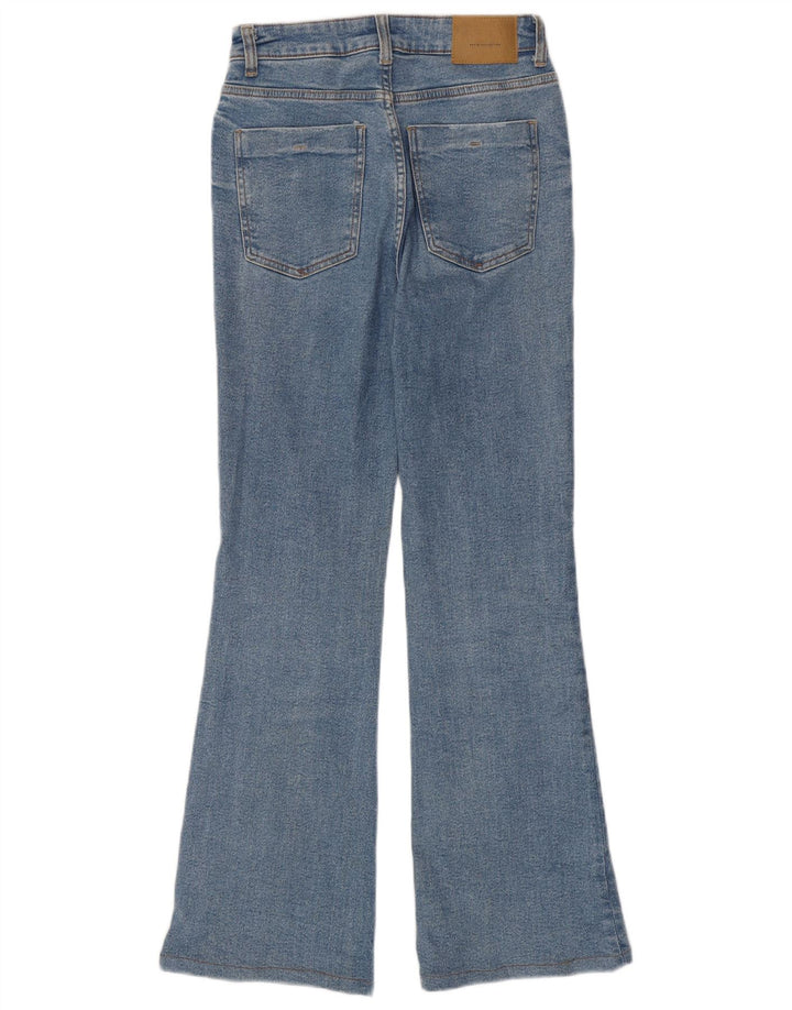 Zara Femme Jean évasé EU 36 XS W26 L30 Bleu