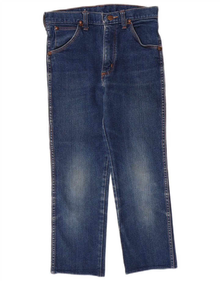 Wrangler Jean Capri Droit Garçon 14-15 Ans W25 L21 Bleu Coton