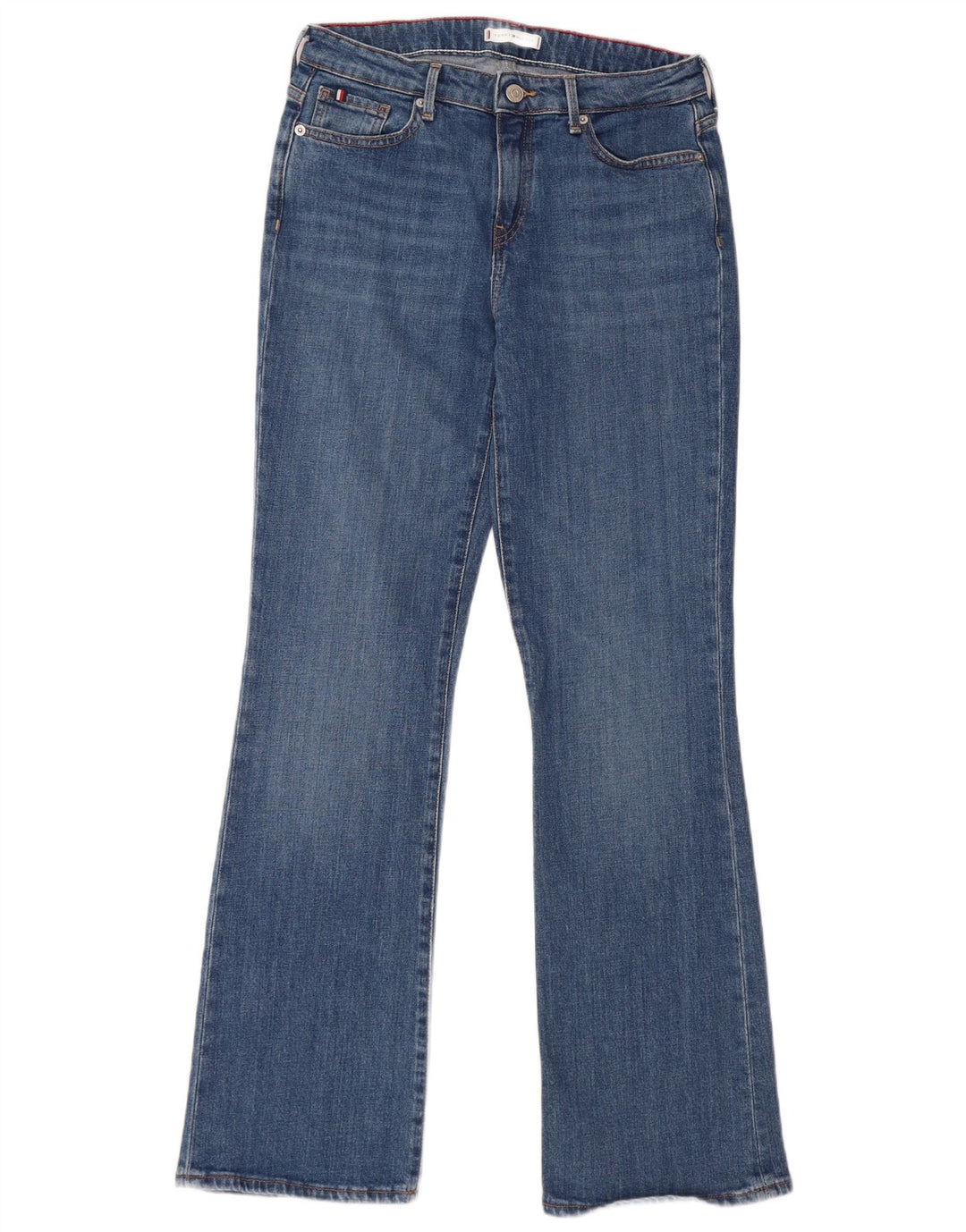 Tommy Hilfiger Jean Bootcut Femme W30 L32 Bleu Coton