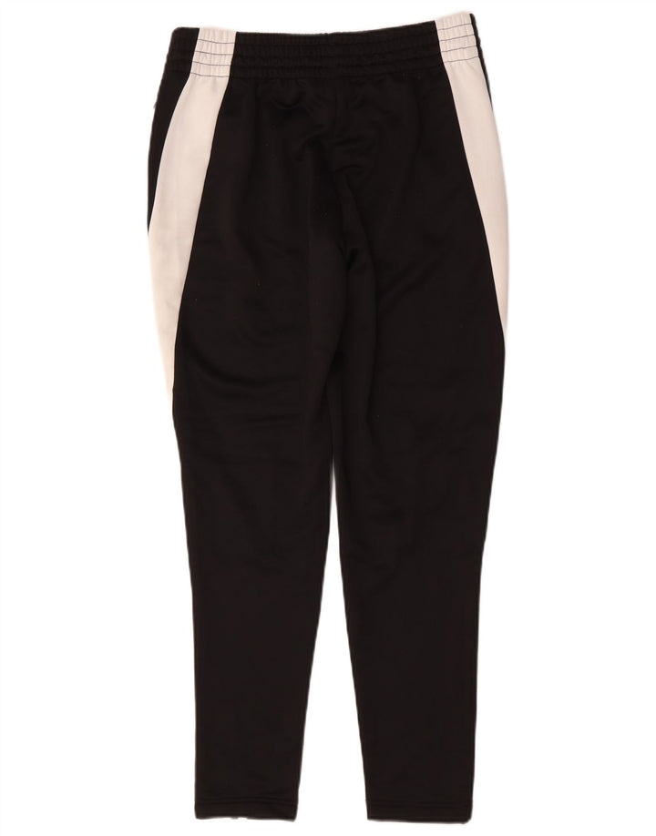 Adidas Pantalon de survêtement pour femme UK 10 Small Noir Colourblock Polyester