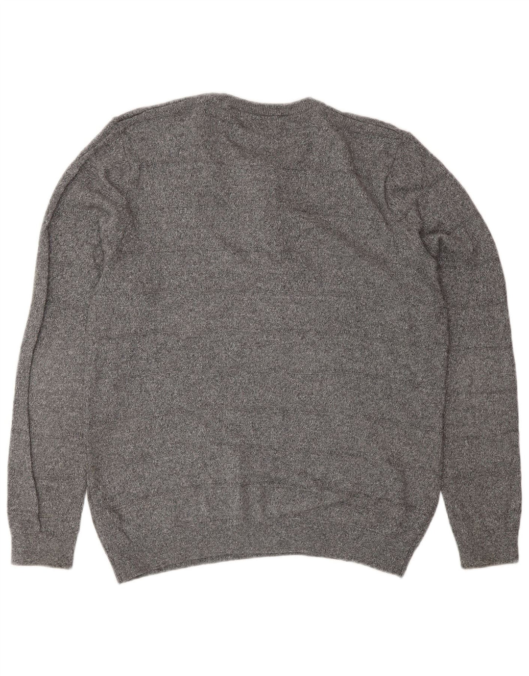 Marks & Spencer Pull Col Ras du Cou Homme Gris Moyen Coton