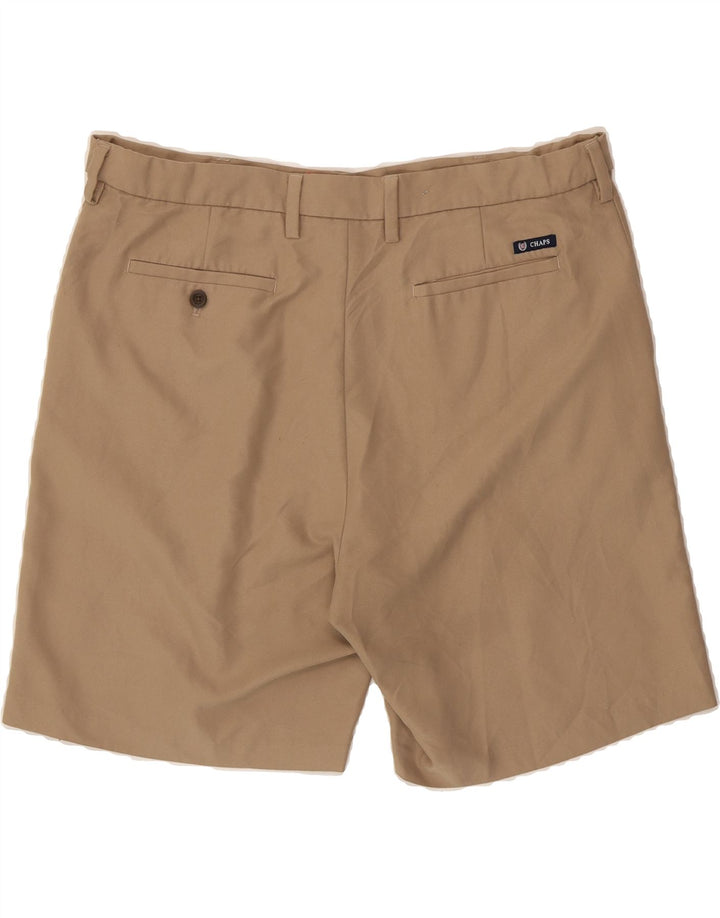 CHAPS Mens Chino Shorts W38 XL Beige Polyester Vintage Chaps and Second-Hand Chaps from Messina Hembry 