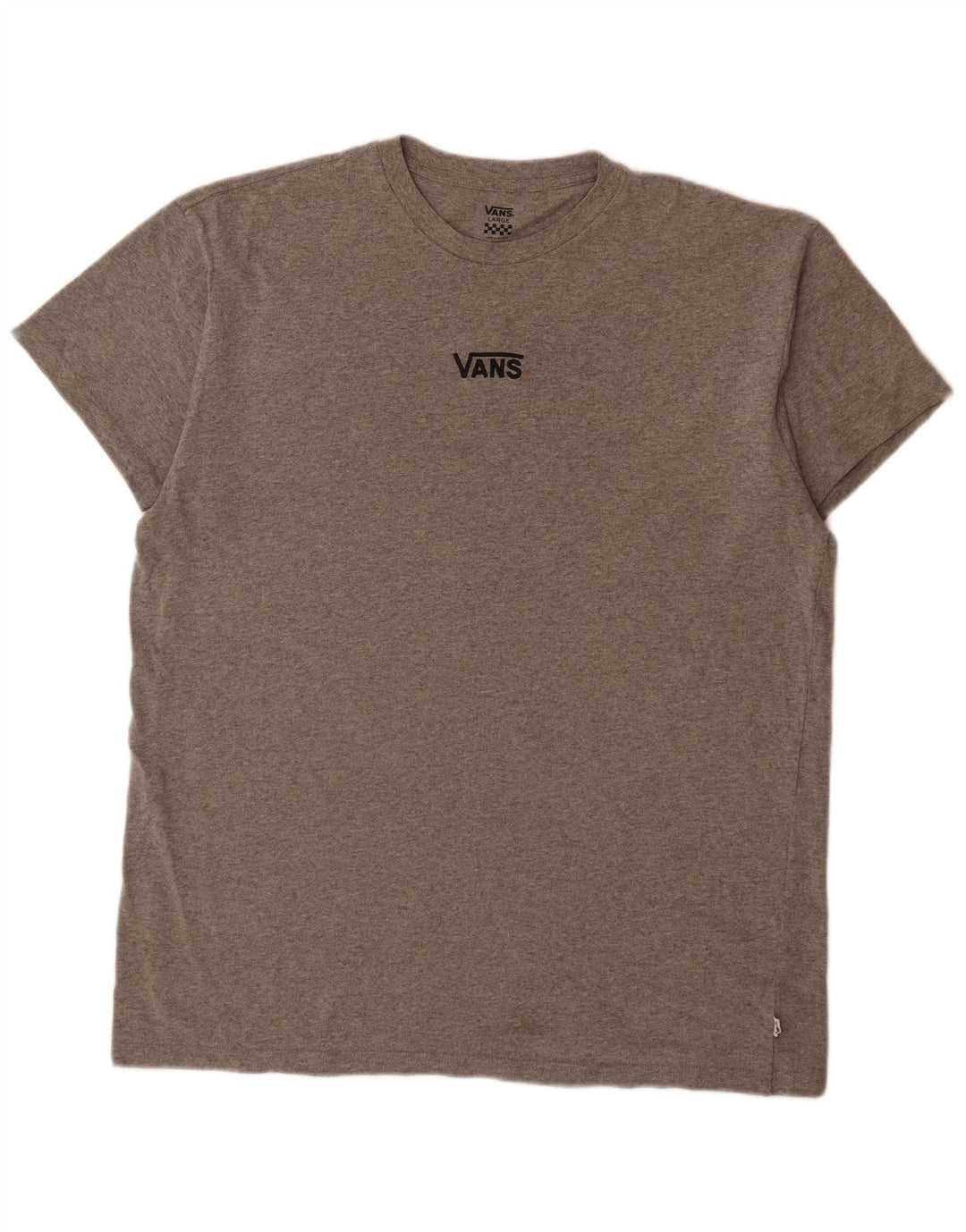 Vans T-Shirt Homme Haut Large Gris Moucheté