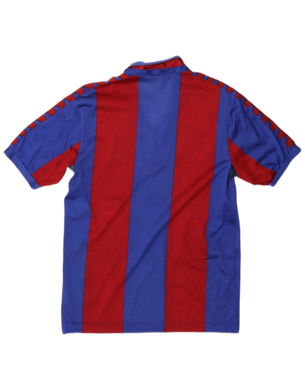 Vintage Homme Barcelone Domicile 1984-1989 Maillot de Football Bleu Moyen Sports