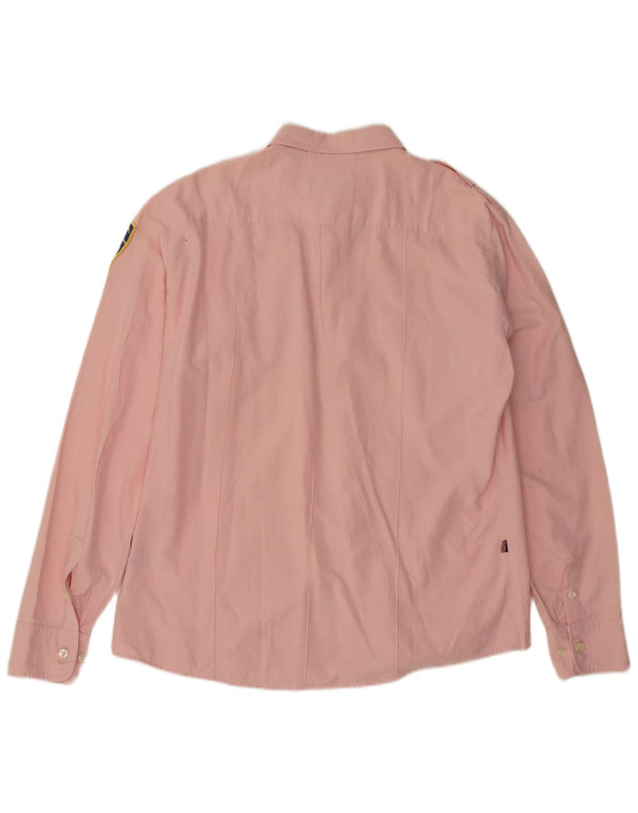 Blauer Chemise Militaire Homme 2XL Rose Coton