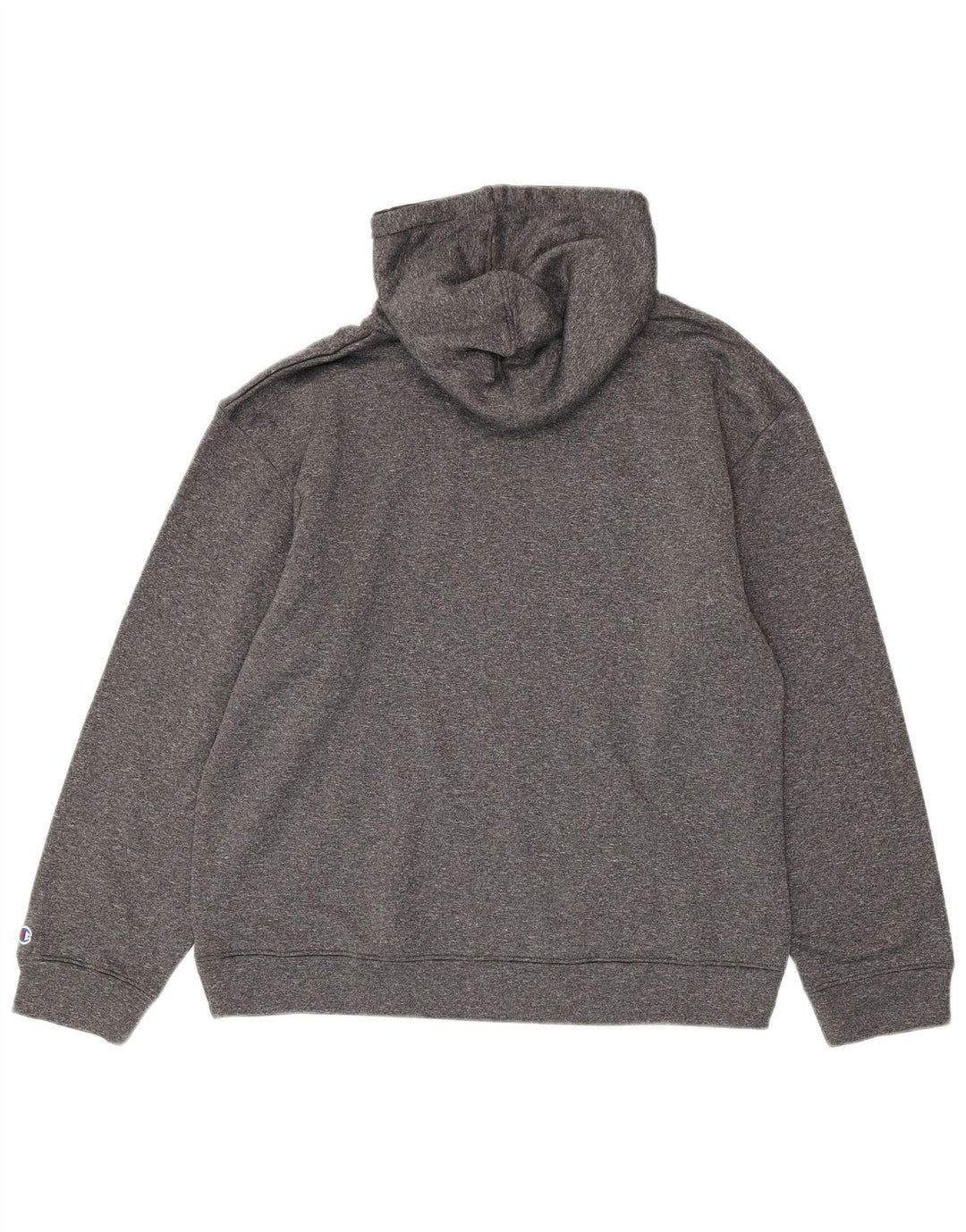 CHAMPION Pull à capuche pour homme en polyester moucheté gris grand