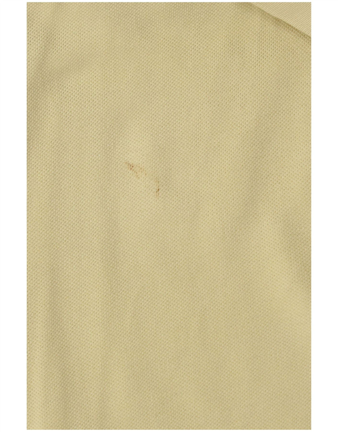 LACOSTE Polo Homme Taille 3 Petit Jaune Coton