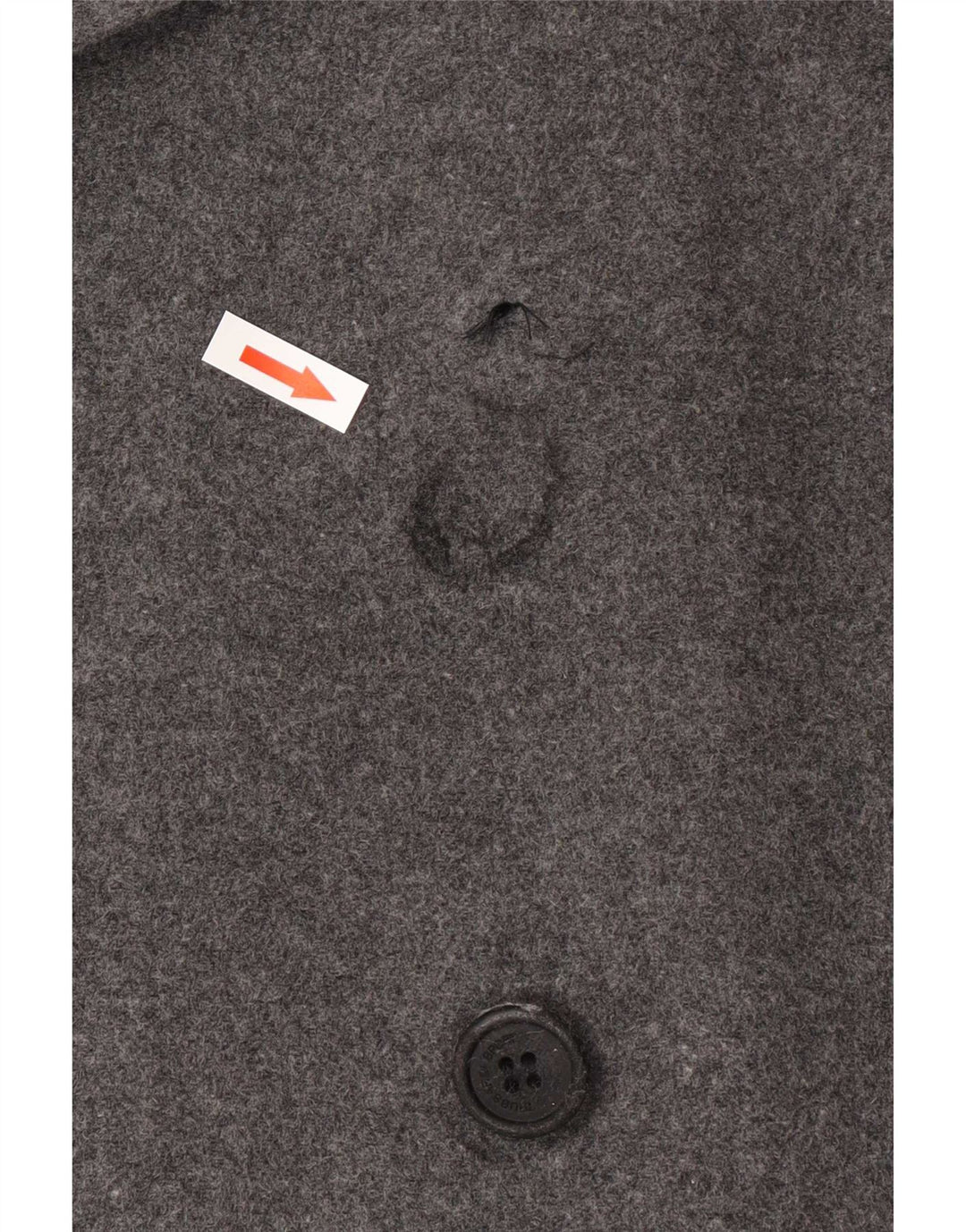 Trussardi Caban IT 48 Laine Gris Moyen Homme