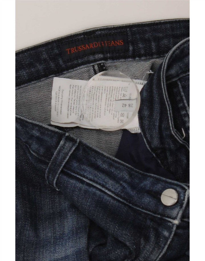 Trussardi Femme Jean Slim W28 L28 Bleu Coton