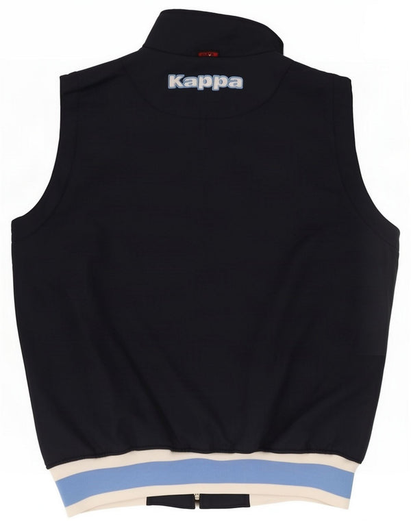 Kappa Veste de survêtement graphique pour homme Small Bleu marine Colourblock