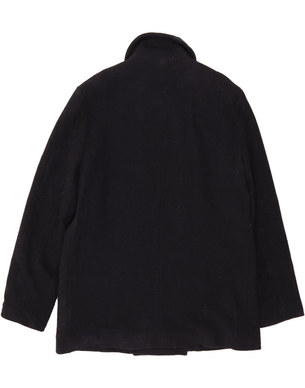 J. CREW Caban Homme UK 42 XL Laine Bleu Marine