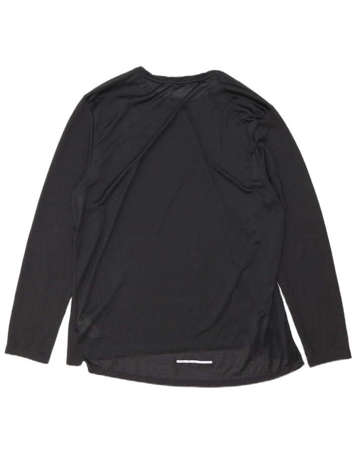 Nike Haut Dri Fit à manches longues pour homme XL Noir Polyester