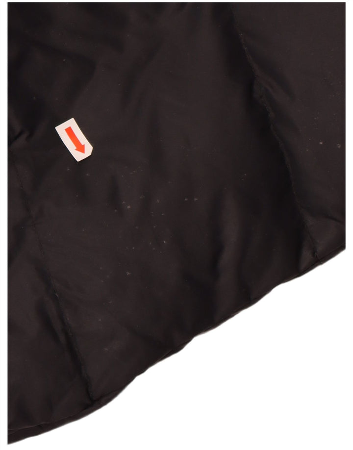 GUESS Manteau rembourré pour femme UK 14 Medium Noir Nylon