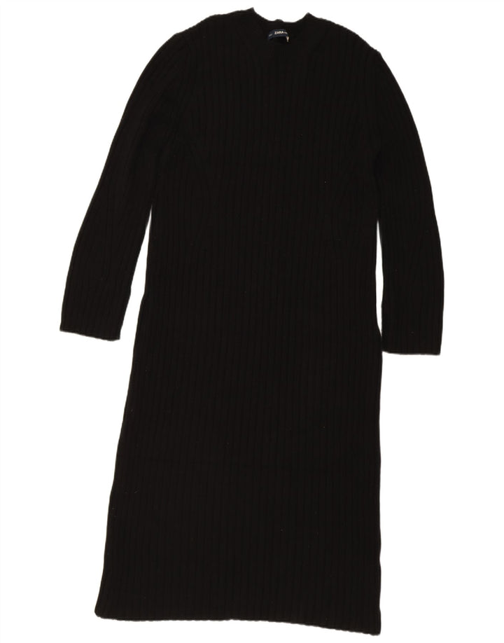 Zara Robe pull pour femme UK 44 Noir moyen