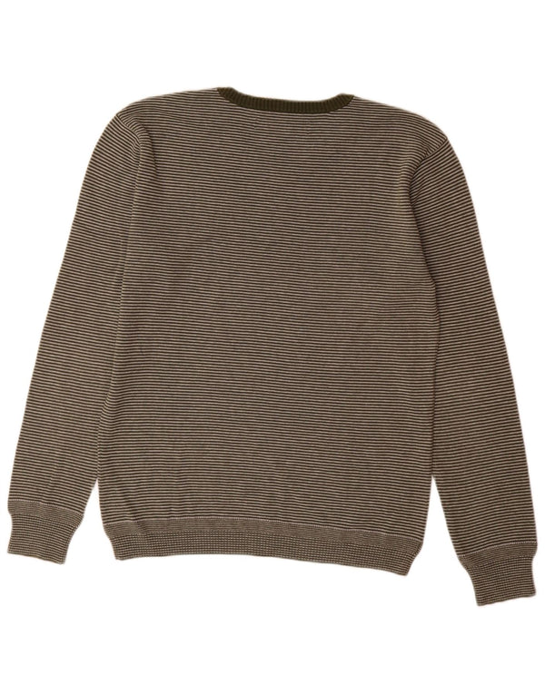 Levi's Pull Slim Fit Col V Homme Vert Moyen Rayures